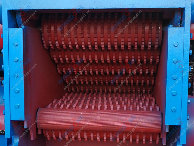 Drum chipper feed roller Buy Wood chipper knife from WINSDONE